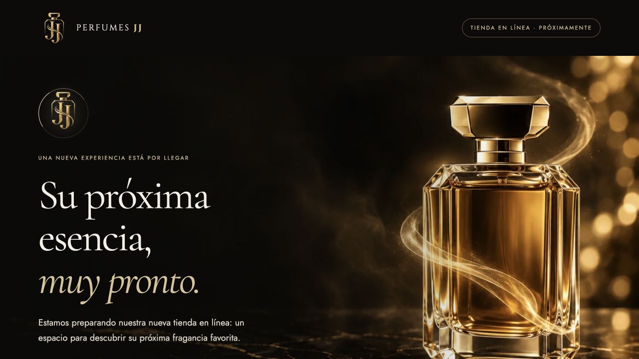 Perfumes JJ — La página web