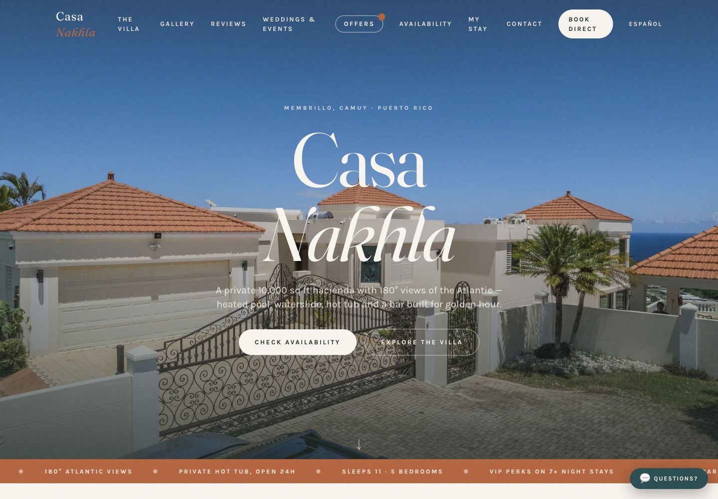 Casa Nakhla — The website